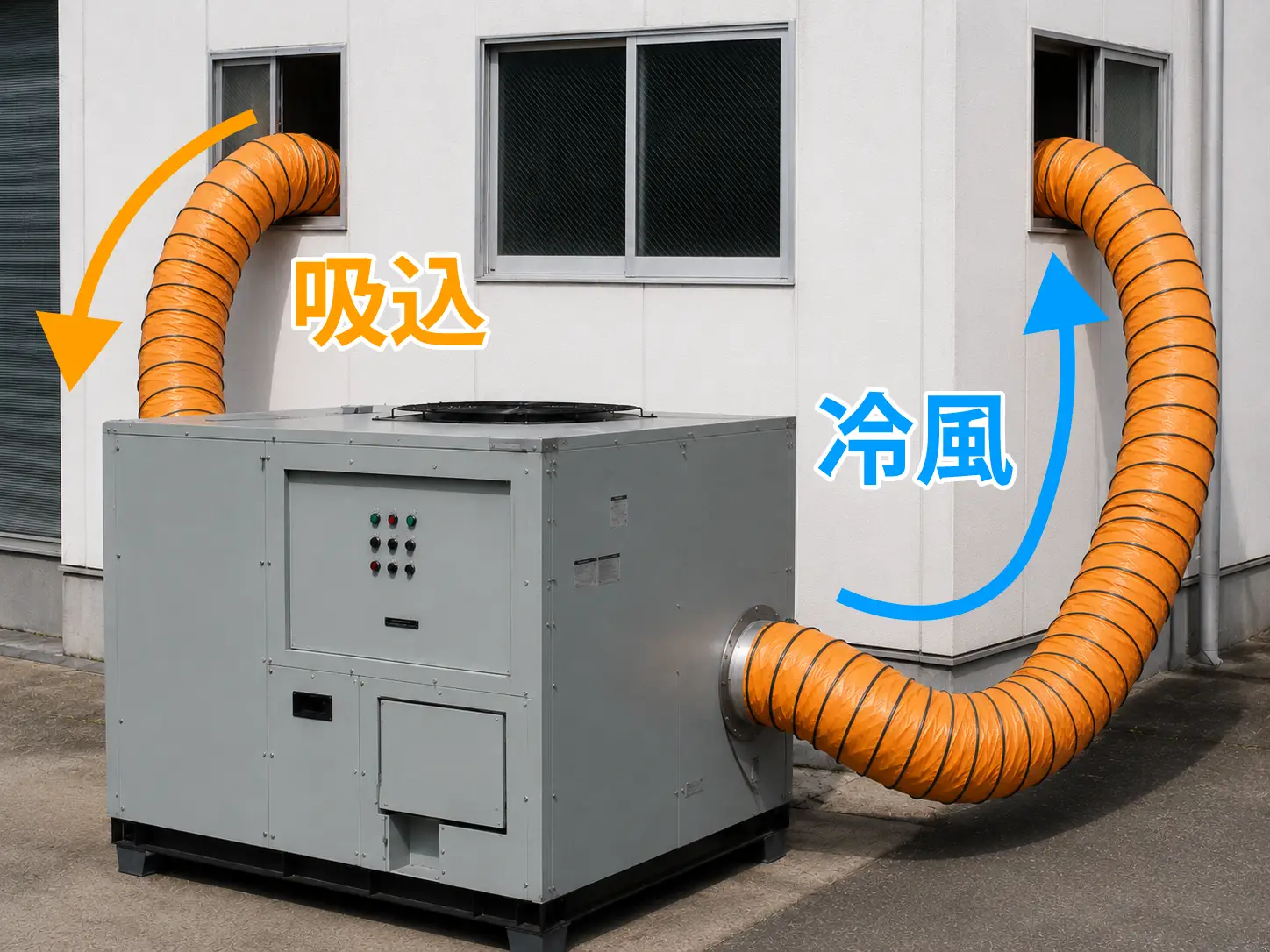 大空間用・移動式大型クーラー